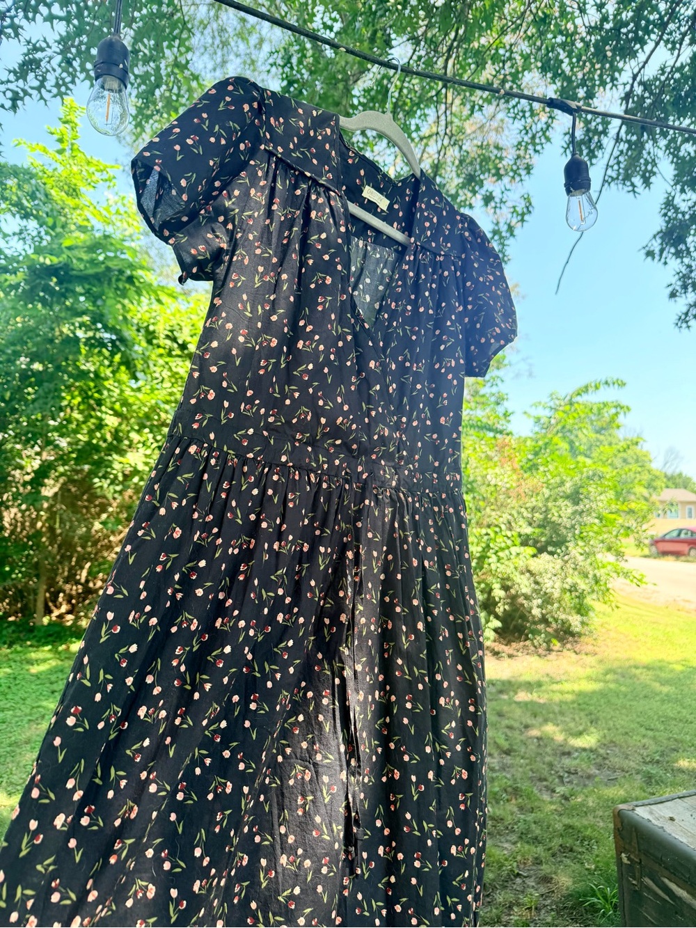 Christy Dawn - Dawn Dress Black and flower print